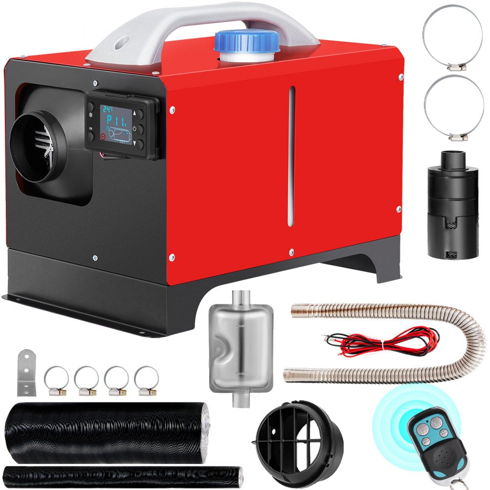 010832407353 - 12V Diesel Air Heater with Remote Control for Fast Winter Heating