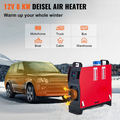 010633661202 - 12V 5KW Diesel Air Heater with Remote Control