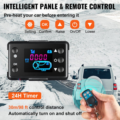 010633661202 - 12V 5KW Diesel Air Heater with Remote Control