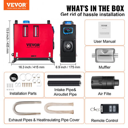 010526671191 - 12V Diesel Heater for Quick Warmth & Frost Elimination