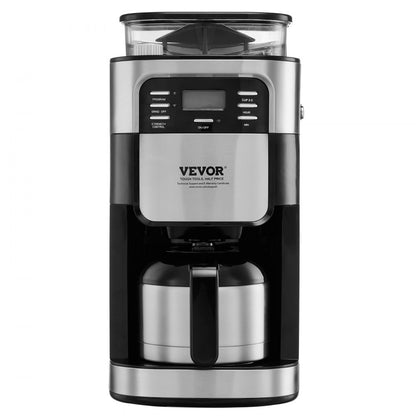 CM1025B - Versatile 8-Cup Coffee Maker with Grinder & 24-Hour Timer