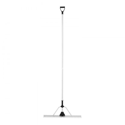 CY-SF14 - 36" Aluminum Landscape Rake with Adjustable Handle and Folding Head