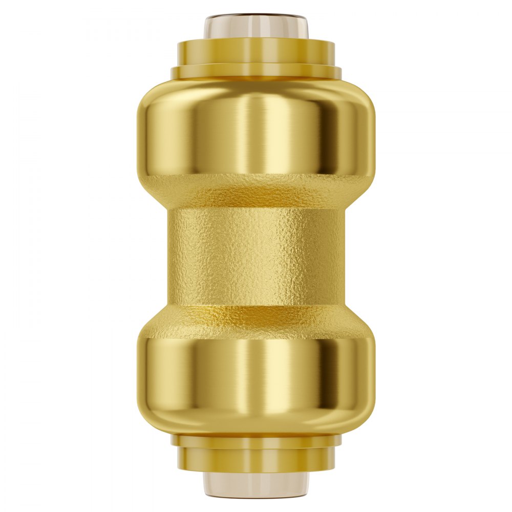 PF7c-S1/2x1/2 - 12PCS Brass Push-Fit Connectors for PEX & Copper Systems