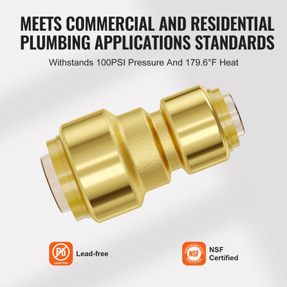 PF7c-S3/4x1/2 - Brass Push-Fit Pipe Fittings for Plumbing and Heating