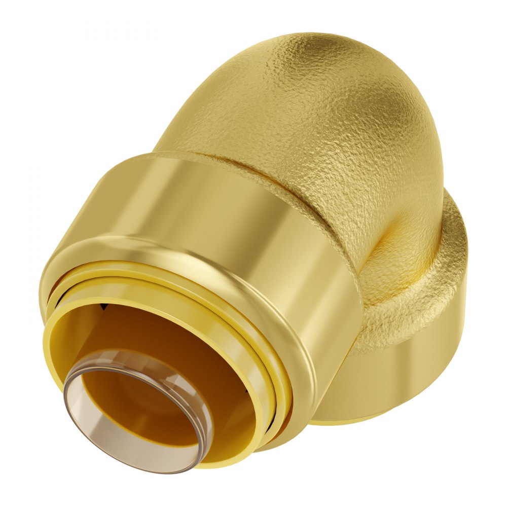 PF7c-L1/2x1/2 - 12PCS Lead-Free Brass Pipe Fittings for Plumbing Projects