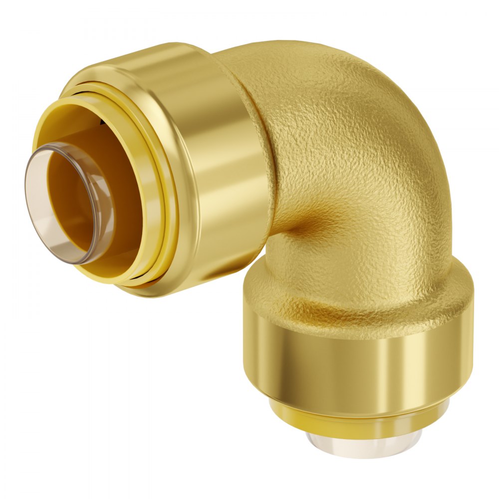PF7c-1/2/S/L/T - Durable 1/2" Brass Pipe Fittings, 25-Piece Set
