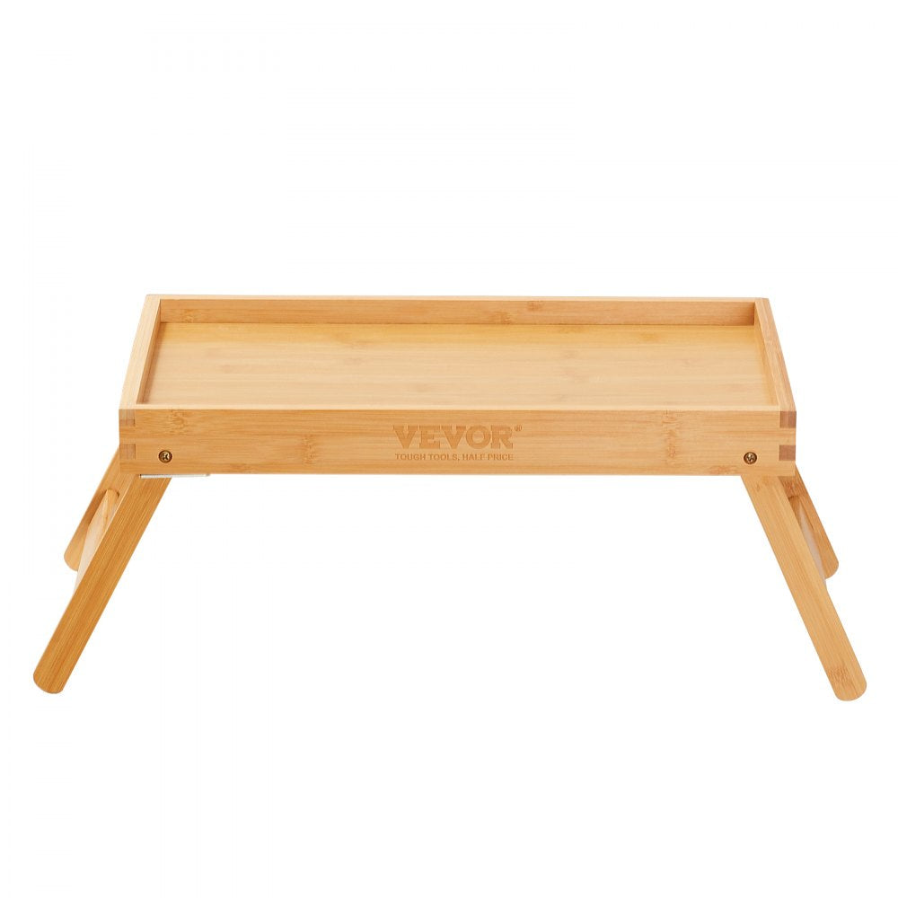 ZM-TP-SKU1 - Lightweight Bamboo Bed Tray Table with Foldable Legs and Phone Section