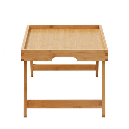 ZM-TP-SKU3 - Bamboo Bed Tray Table with Foldable Legs for Convenience