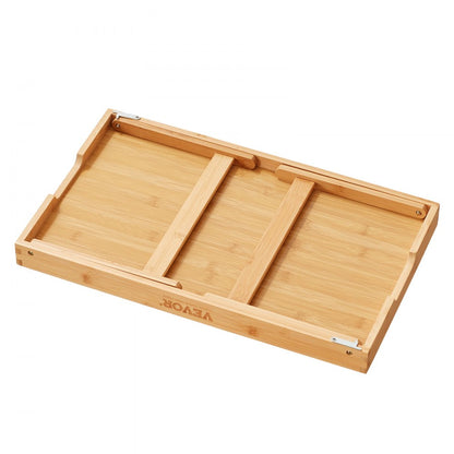 ZM-TP-SKU3 - Bamboo Bed Tray Table with Foldable Legs for Convenience