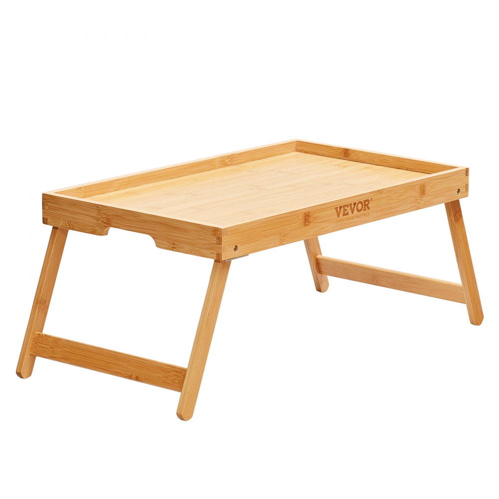 ZM-TP-SKU3 - Bamboo Bed Tray Table with Foldable Legs for Convenience