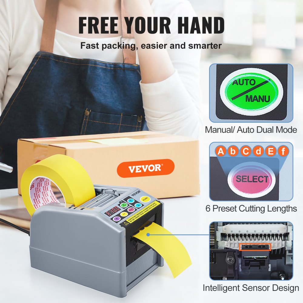 010306943402 - VEVOR Automatic Tape Dispenser for 2.36" Wide Tape