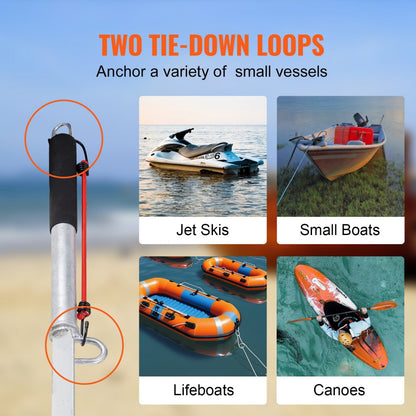AN62-4.55 - Heavy-Duty Galvanized Boat Anchor with Integrated Slide Hammer