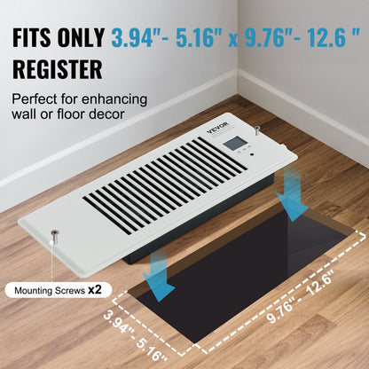 BT-DF0412RCA - Quiet 4" x 12" Booster Fan, 100 CFM Airflow