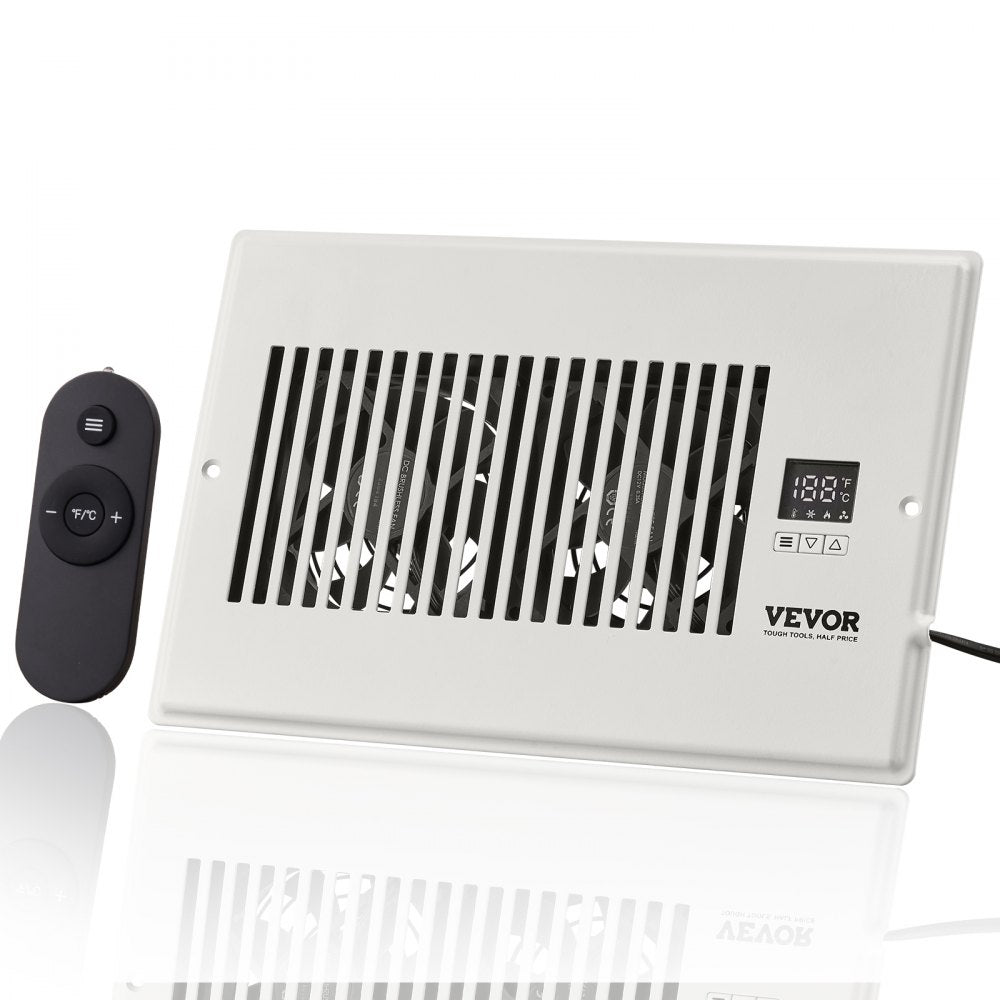 BT-DF0610RCA - Quiet 6" x 10" Register Booster Fan, 100 CFM Airflow