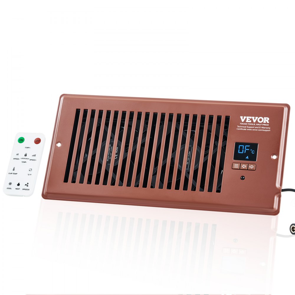 BT-DF0410RCA - 4"x10" Quiet Register Booster Fan with Adjustable Speed