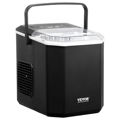 HZB-12/G - Portable Ice Maker Producing 26Lbs Daily, Self-Cleaning, Ideal for Parties