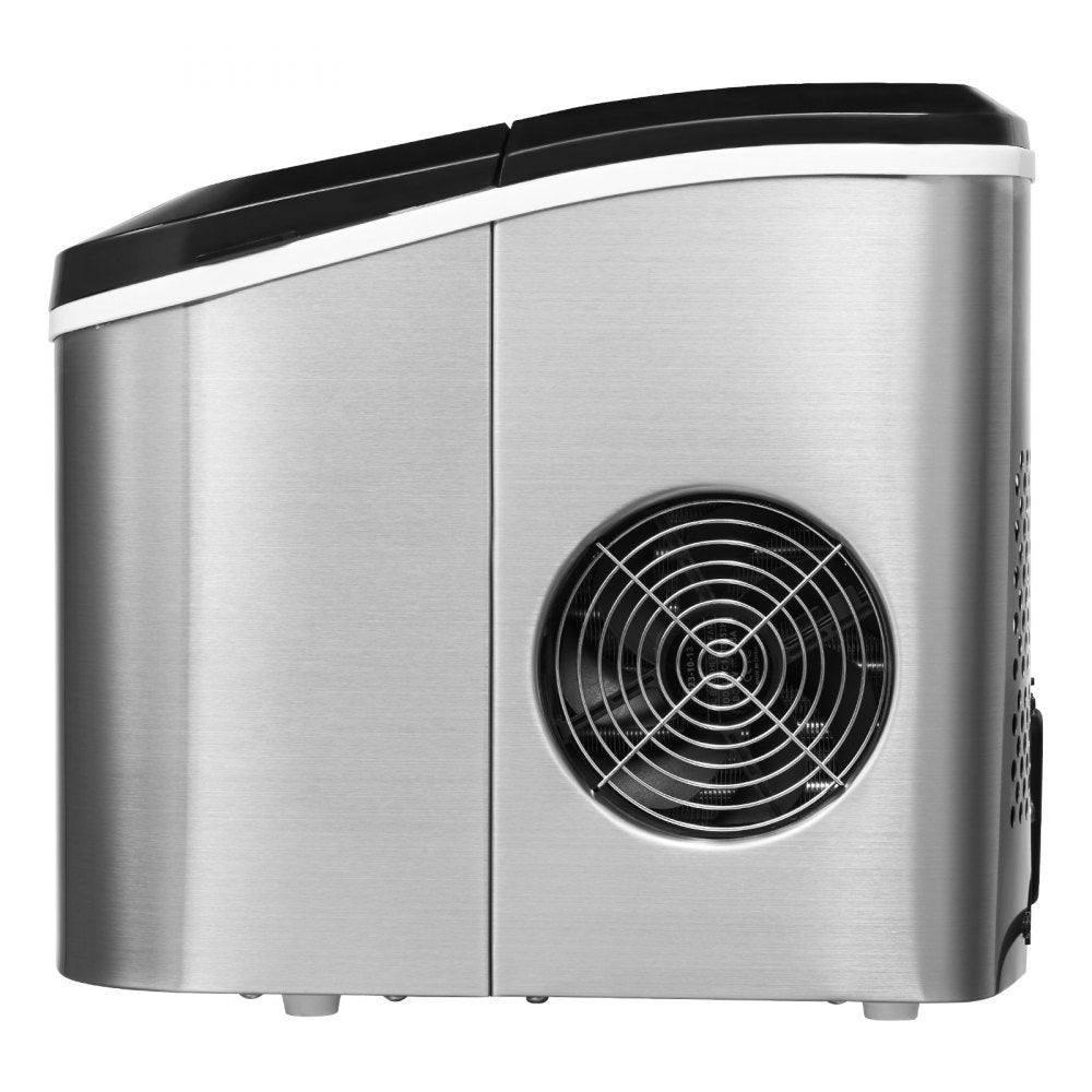 HZB-15SA - 33lbs/24h Portable Ice Maker with Self-Cleaning & Quick 6-Minute Cubes