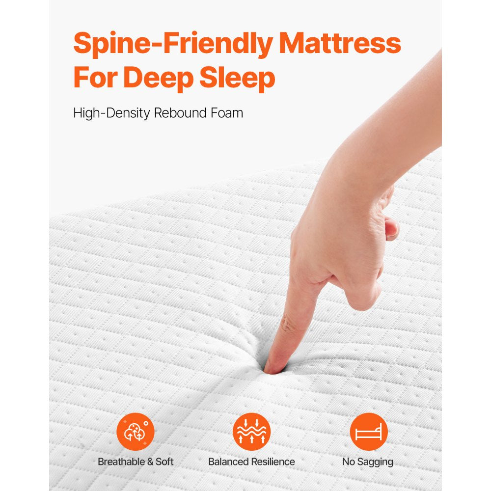 SDC-31-1 - Portable Rollaway Bed with Foam Mattress, 300 lbs Capacity