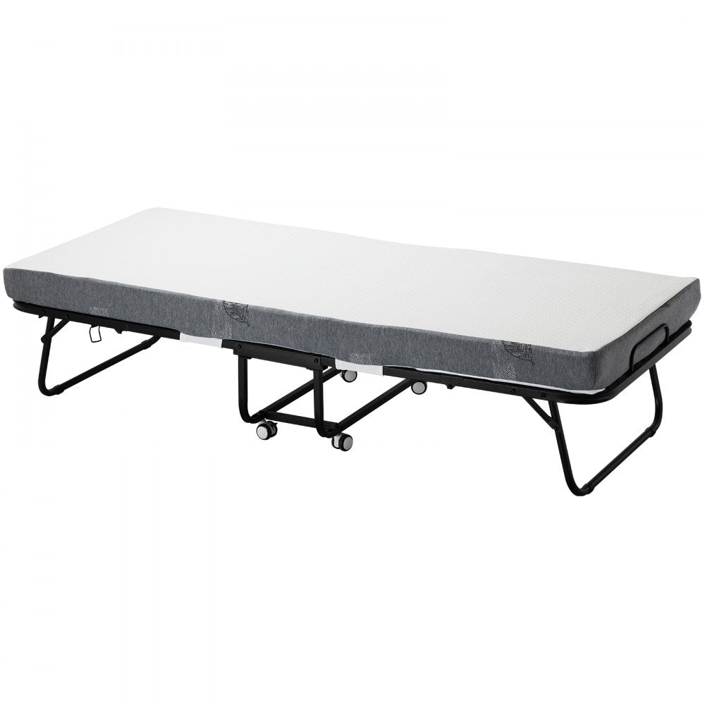 SDC-31-1 - Portable Rollaway Bed with Foam Mattress, 300 lbs Capacity