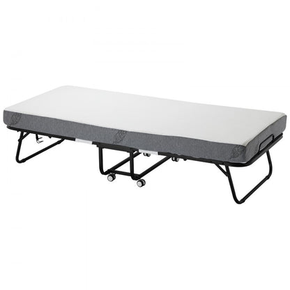 SDC-31-2 - 31"x75" Rollaway Bed with 5" Mattress & Wheels