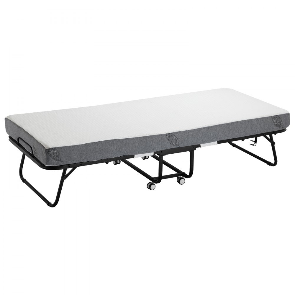 SDC-31-2 - 31"x75" Rollaway Bed with 5" Mattress & Wheels