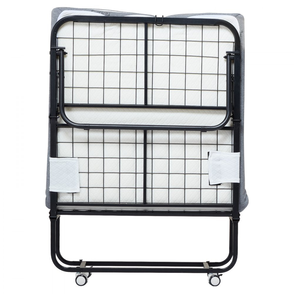 SDC-31-2 - 31"x75" Rollaway Bed with 5" Mattress & Wheels