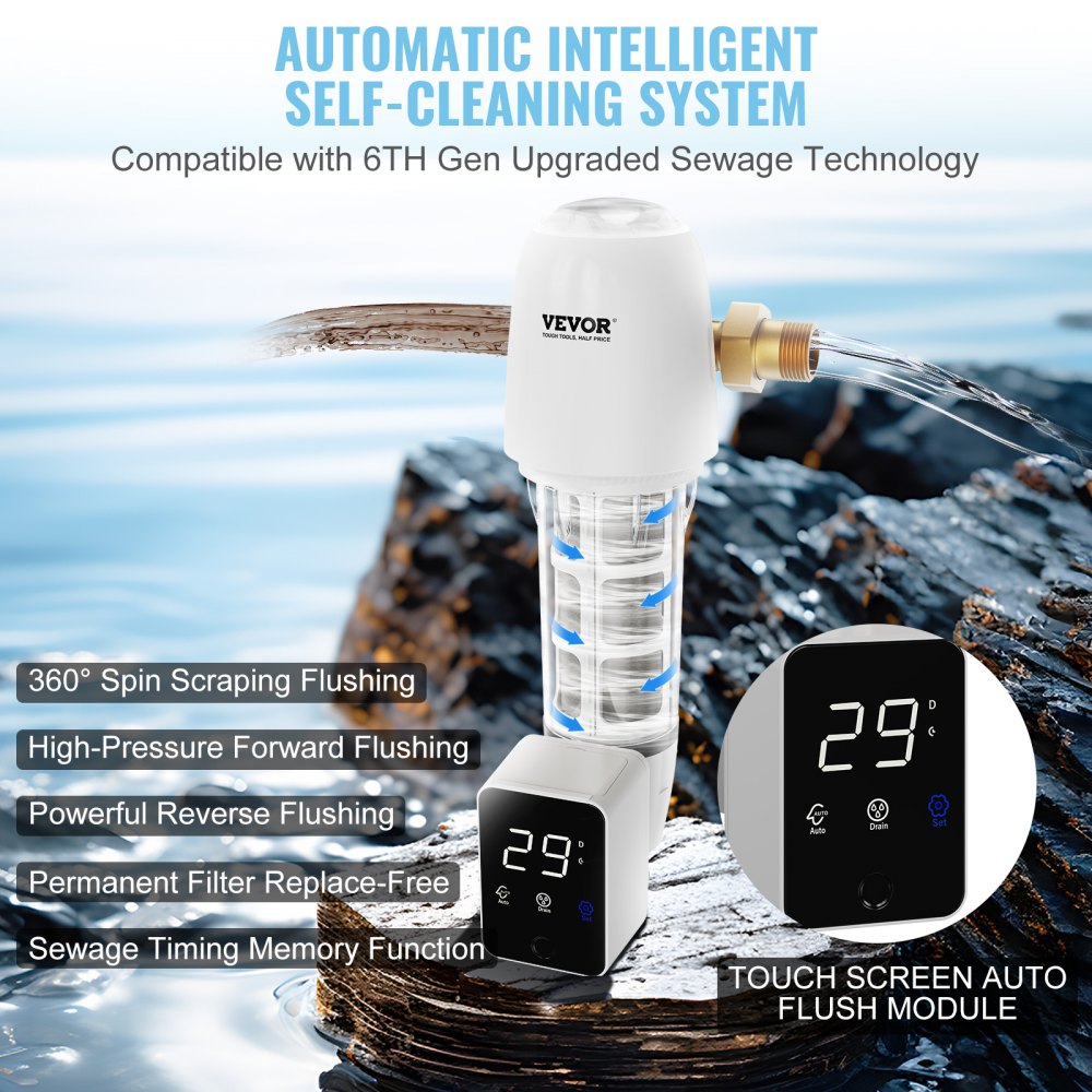 BSK-T4-F3-N - 40-Micron Spin Down Filter for Pure Well Water