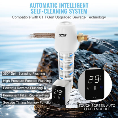 BSK-T4-F3-N - 40-Micron Spin Down Filter for Pure Well Water