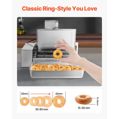 US - 360 PCS/H Automated Donut Machine for High-Demand Production