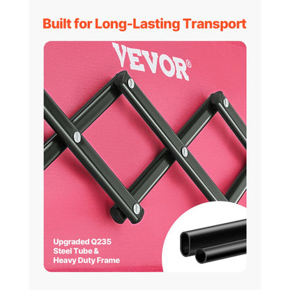 W21 - Heavy-Duty 225lbs Collapsible Garden Cart with 360° Tires