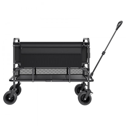 W26 - 450 lbs Heavy Duty Collapsible Garden Cart with 33.86x17.32 in Capacity