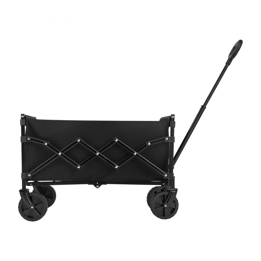 W21 - 225lbs Capacity Collapsible Wagon with 360° All-Terrain Wheels