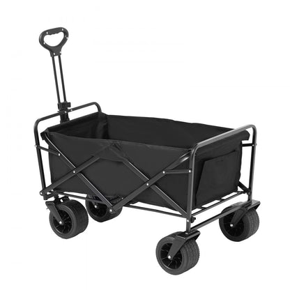 W10 - VEVOR Heavy-Duty Folding Wagon with All-Terrain Wheels, 350 lb Capacity