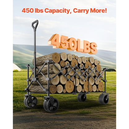 W25 - 450LB Heavy Duty Foldable Cart with 300L Capacity