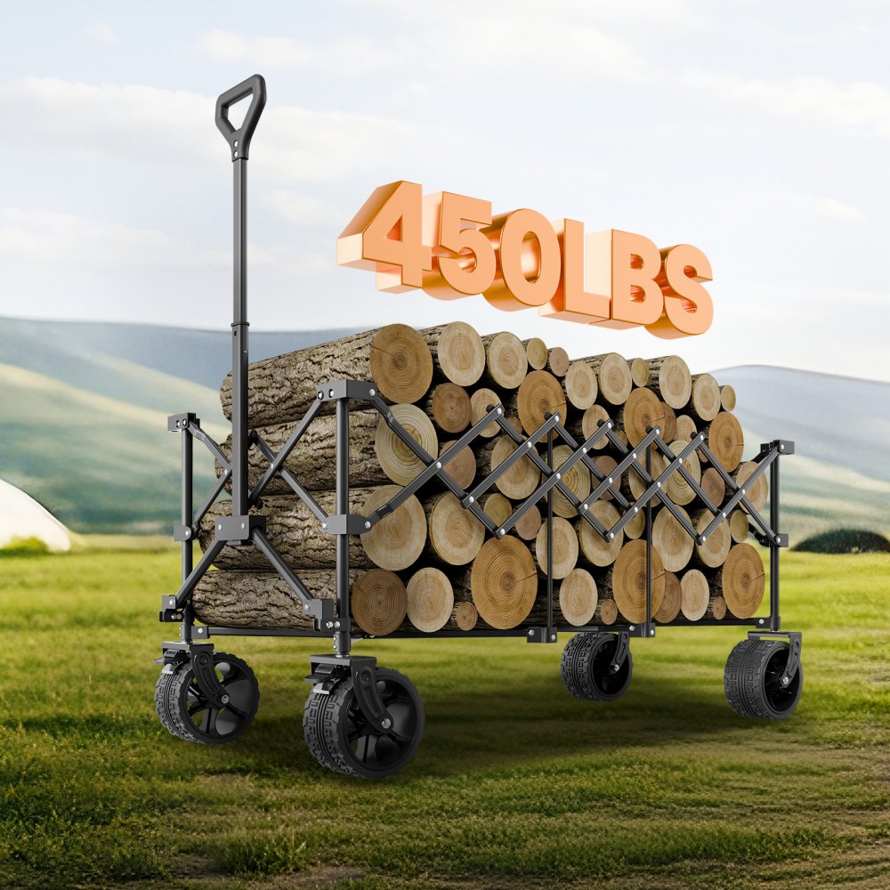 W25 - 450LB Heavy Duty Foldable Cart with 300L Capacity