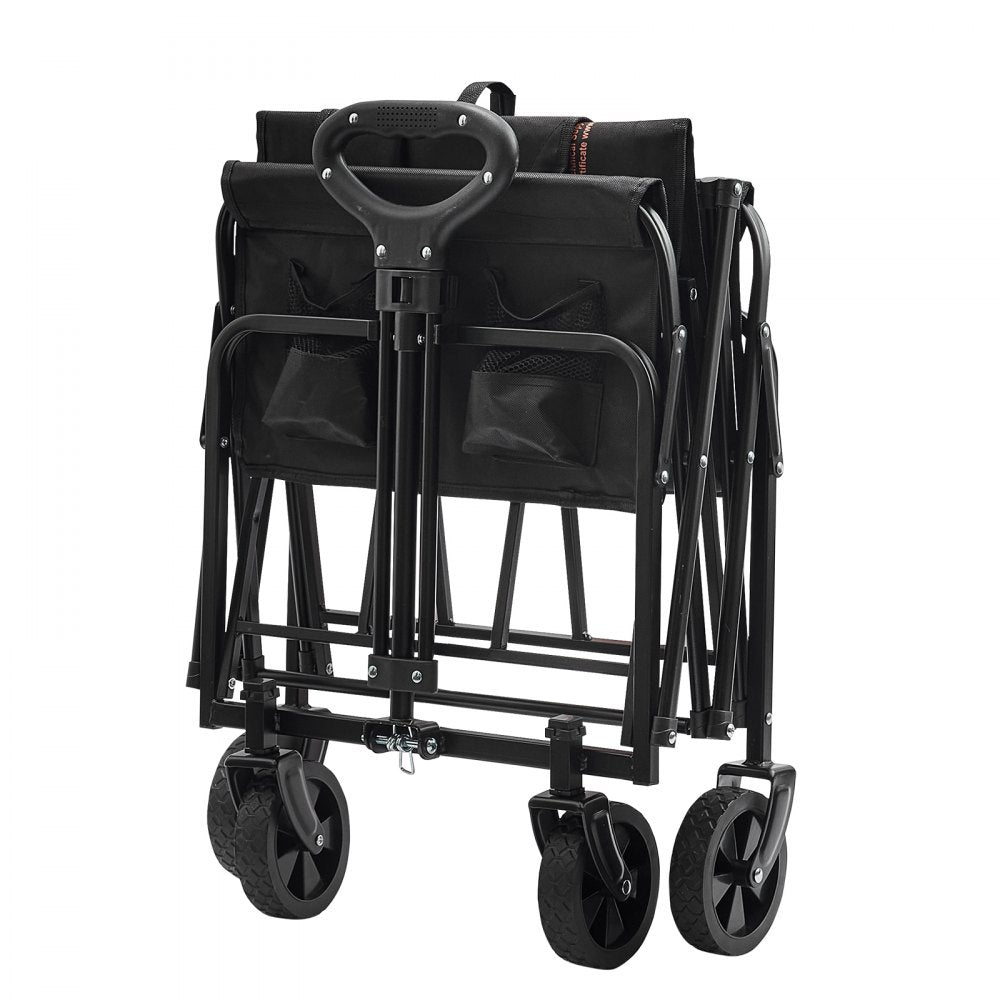 W11 - Heavy-Duty Folding Wagon with All-Terrain Wheels and Cup Holders