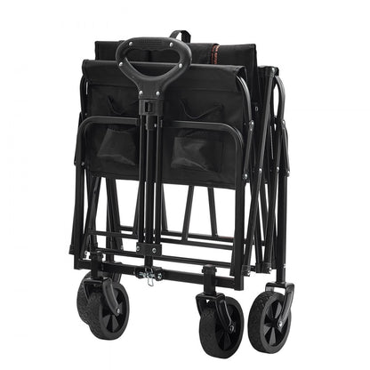 W11 - Heavy-Duty Folding Wagon with All-Terrain Wheels and Cup Holders