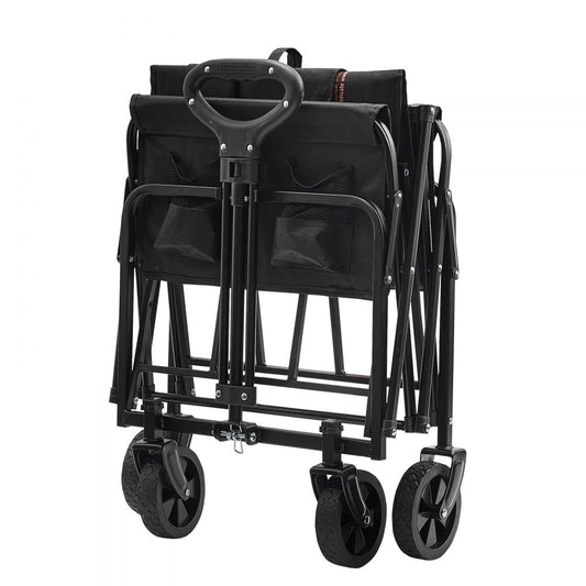 W11 - Heavy-Duty Folding Wagon with All-Terrain Wheels and Cup Holders
