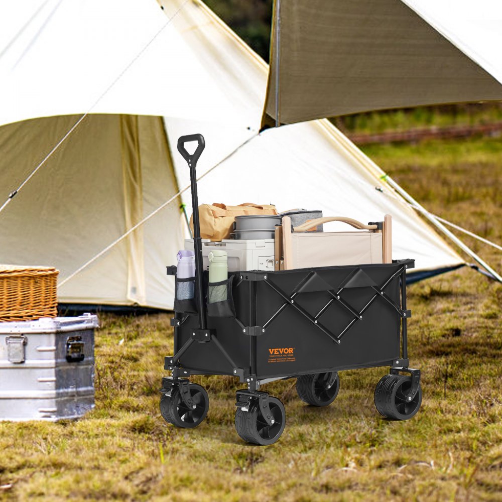 W9-1 - All-Terrain Folding Wagon, 265 lbs Capacity, Compact Design