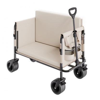 W27 - 450lb Capacity Foldable Wagon & Sofa with 220L Space