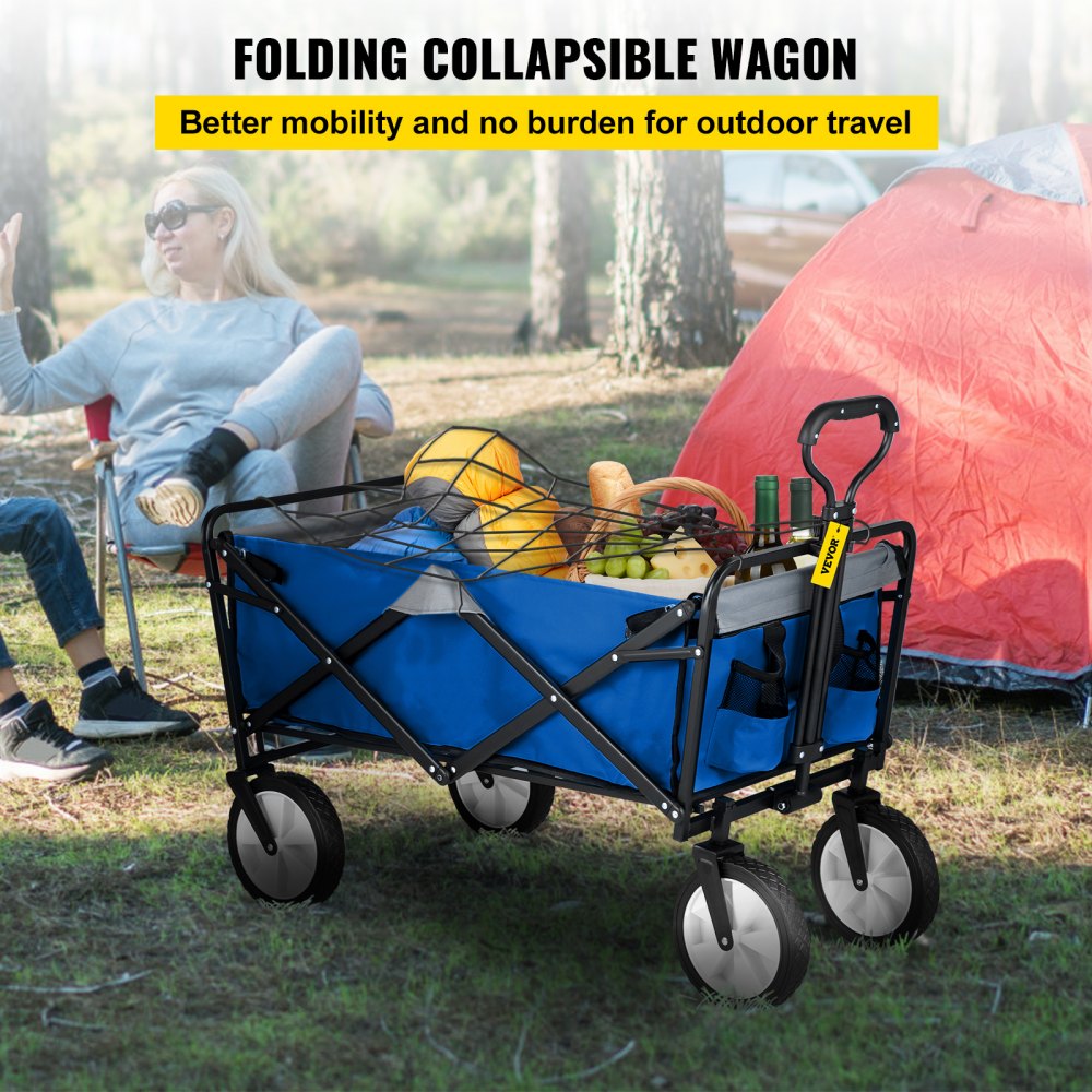 VV-FWC-BG - Heavy-Duty Collapsible Wagon Cart for Outdoor Adventures