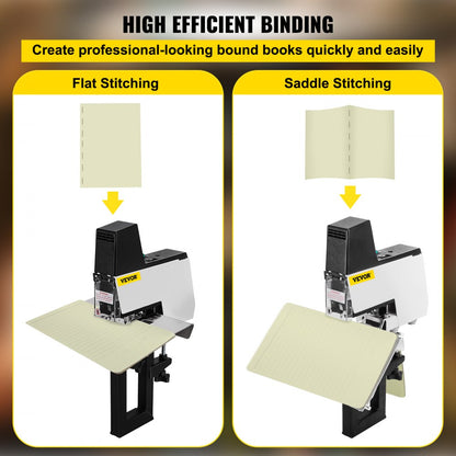 010268692897 - VEVOR Metal Electric Stapler, Binds 2-50 Sheets, 60 Nails/min