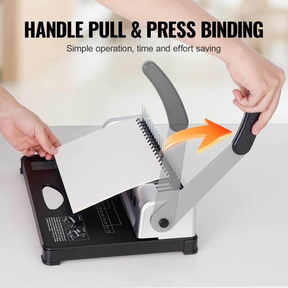 STB12A - Heavy-Duty Comb Binding Machine for 450 Sheets