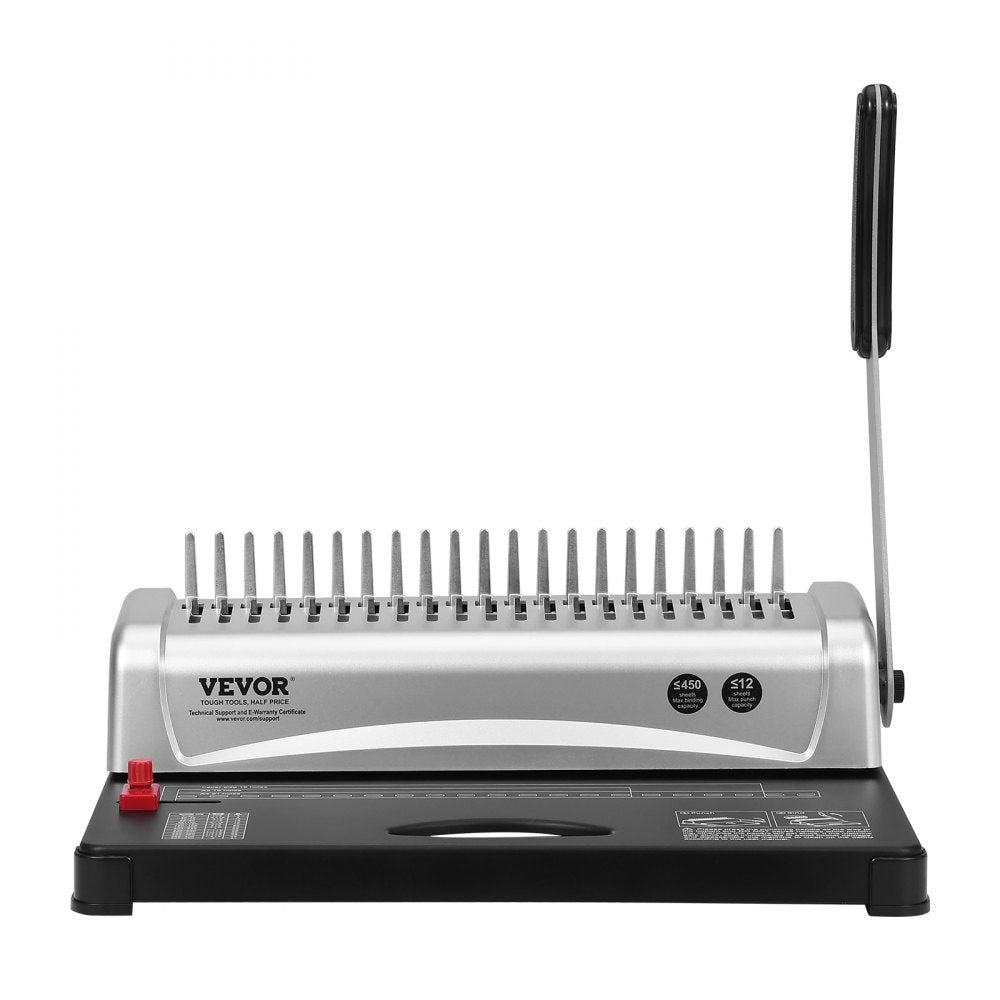 STB12A - Heavy-Duty Comb Binding Machine for 450 Sheets