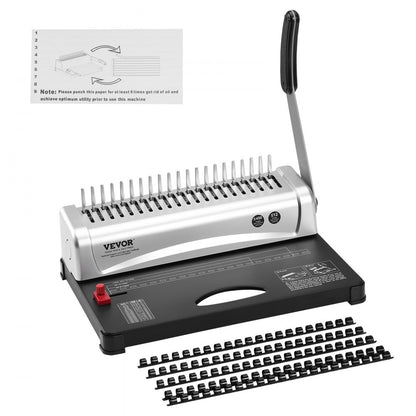 STB12A - Heavy-Duty Comb Binding Machine for 450 Sheets