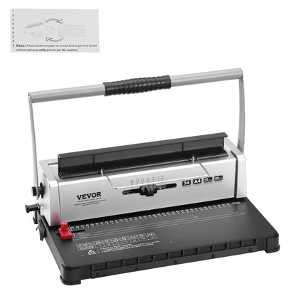 STD12B - Manual Coil Binding Machine for DIY Booklets, 14.6x9.6 inches