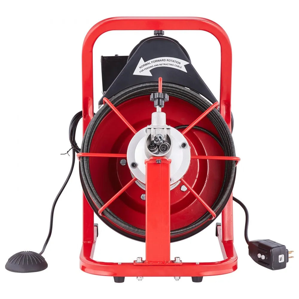 D1000 - 50FT Electric Drain Cleaner with Ergonomic Handle and 4 Cutters
