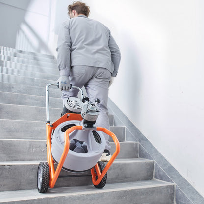 RC-9001H-2.8*9.5*30M 100FT 3/8IN - Electric Drain Cleaner with 100FT Steel Cable