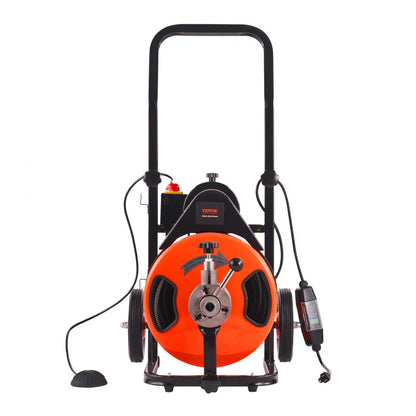 010521493044 - 75FT Drain Cleaning Machine with Flexible Auger