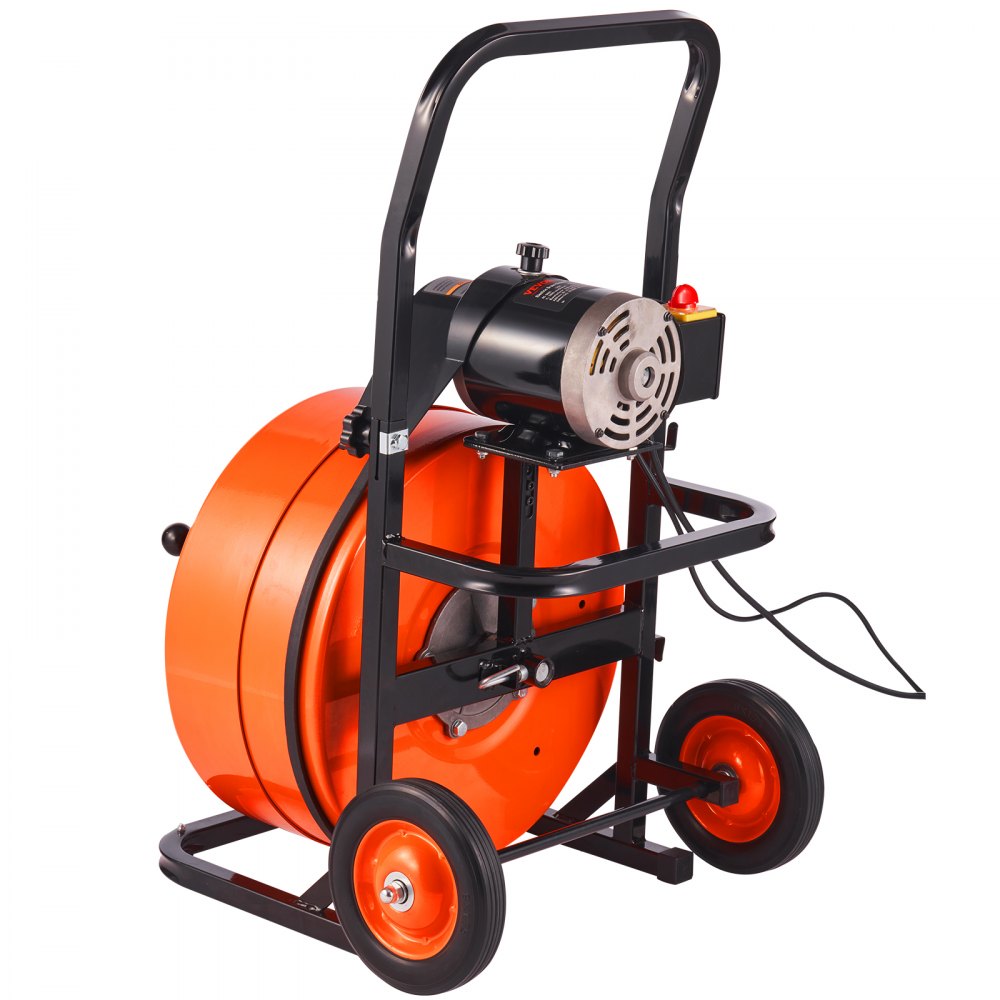 010309633024 - 100FT Drain Cleaning Machine for Hassle-Free Plumbing Tasks